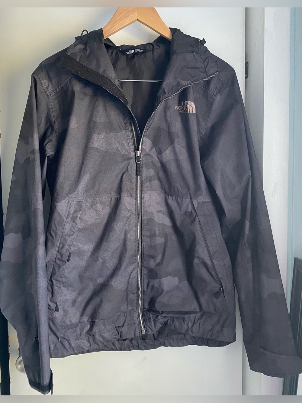The North Face Millerton Jacket Men's Small Dry Vent Lined black/charcoal camo